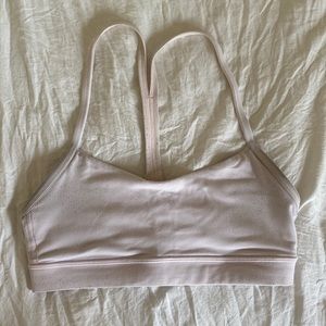 Lululemon size 4 pale pink sports bra